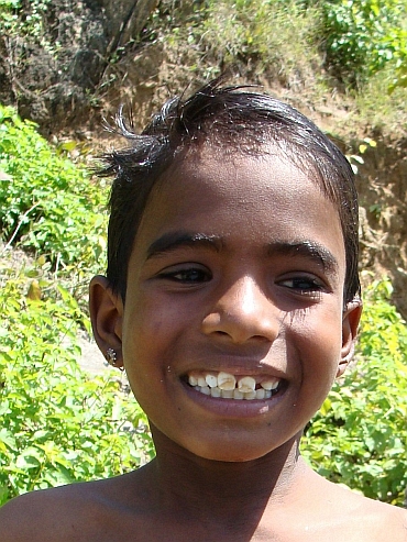 Boy in the Aravalli Hills