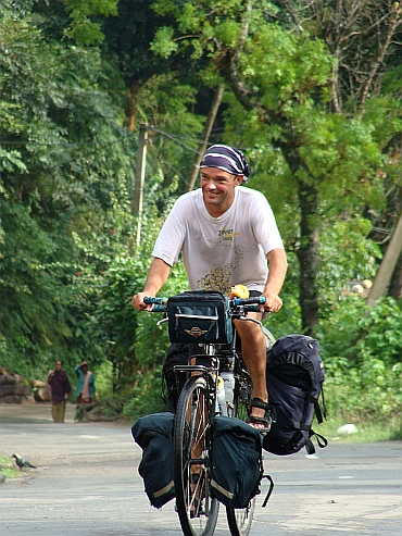 Willem in the first Himalaya hills