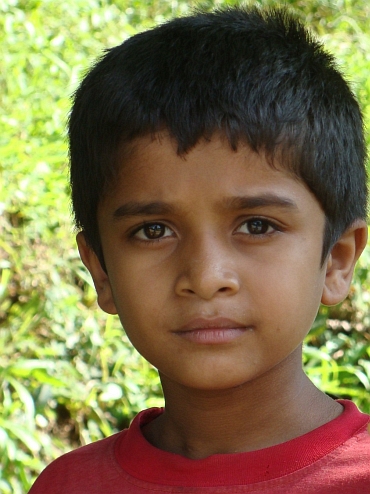 Nepali boy along the Siddharta Highway