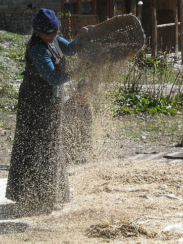 Woman in Manang