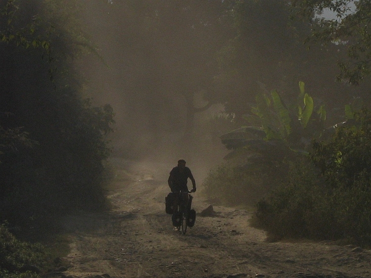 The Lonely Cyclist in action. Picture by Willem Hoffmans