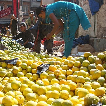 Markt in Kathmandu