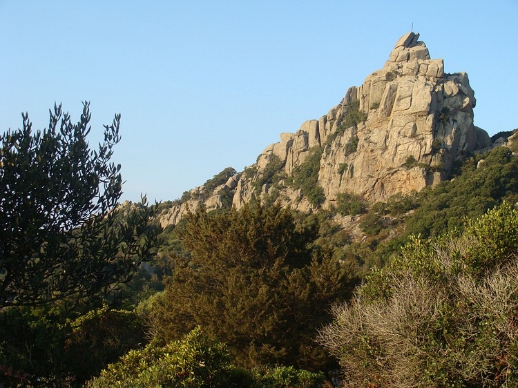 Uitzicht van de camping van la Trinité, Bonifacio