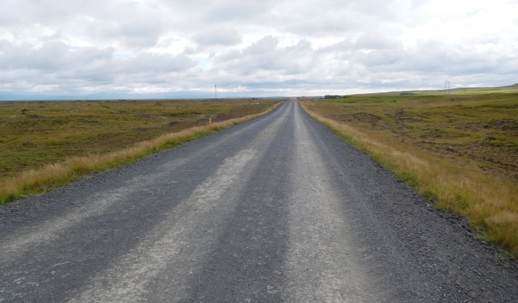 Weg 272 tussen Leirubakki en Hella
